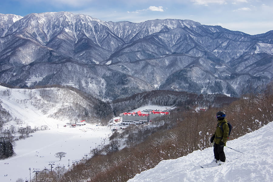 白馬コルチナ国際スキー場 — 豊富な積雪と深いパウダースノー
