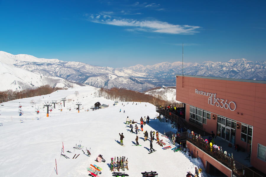 白馬47ウインタースポーツパーク — ゲレンデとコース全景